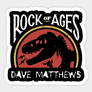 dave rock of ages Sticker